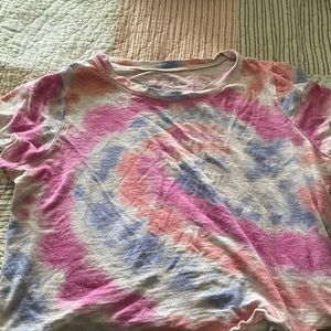 Hollister tie dye top